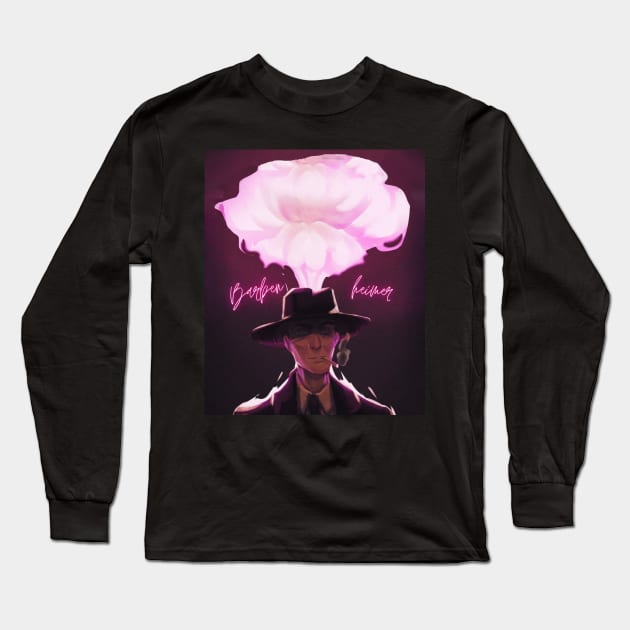 oppenheimer x barbie:barbenheimer-tshirt Long Sleeve T-Shirt by hrithikart24